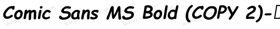 Comic Sans MS Bold (COPY 2)字体转换